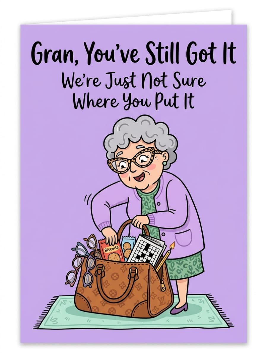 Gran You've Still Got It Birthday Card: Gran, You've Still Got It We're Just Not Sure Where You Put It